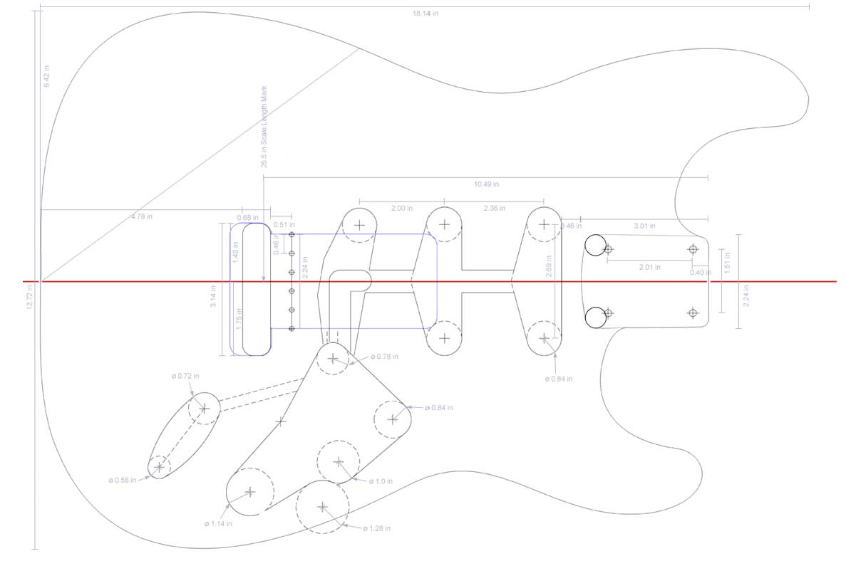 Printable Fender Stratocaster Body Template Printable Templates